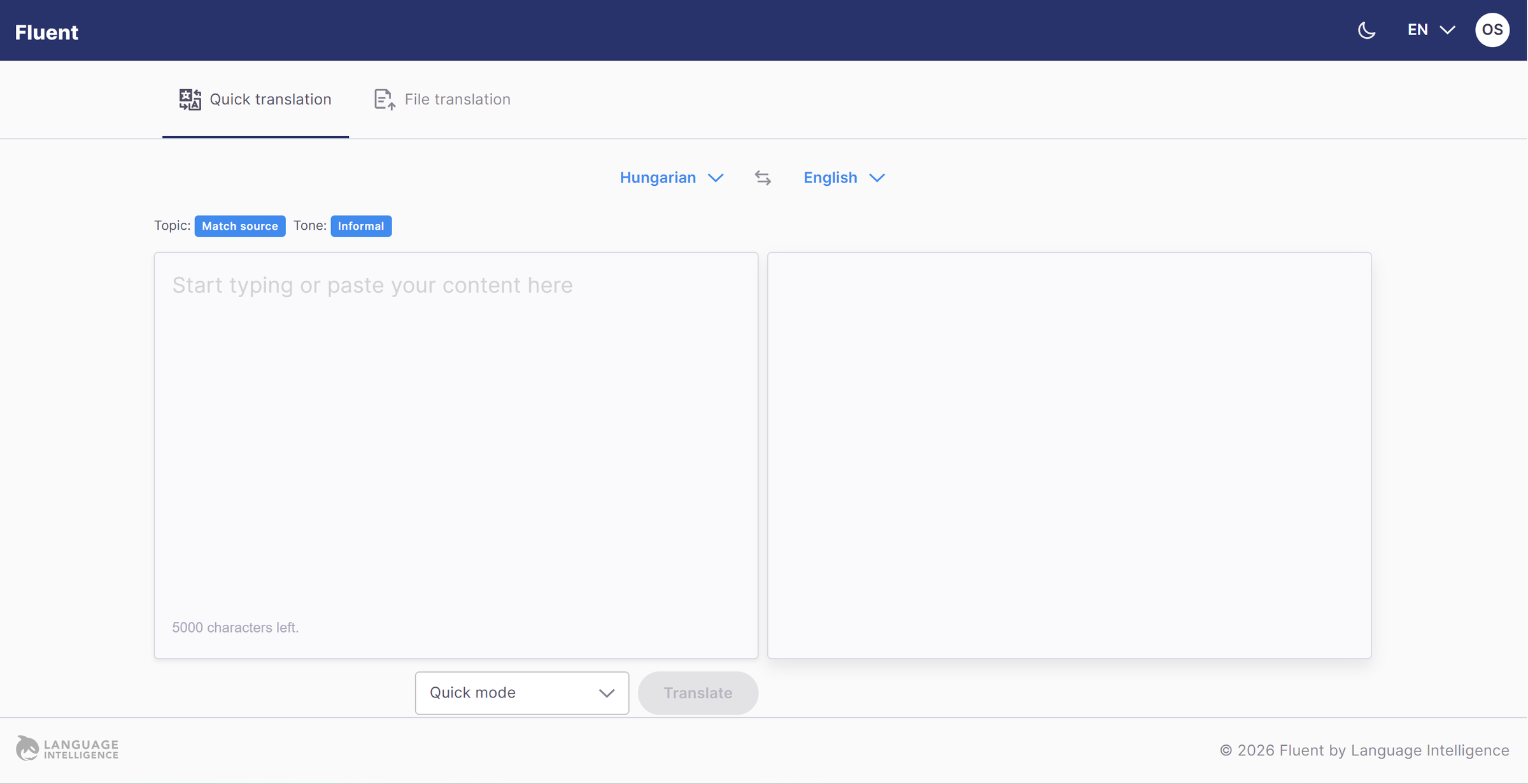 Fluent interface